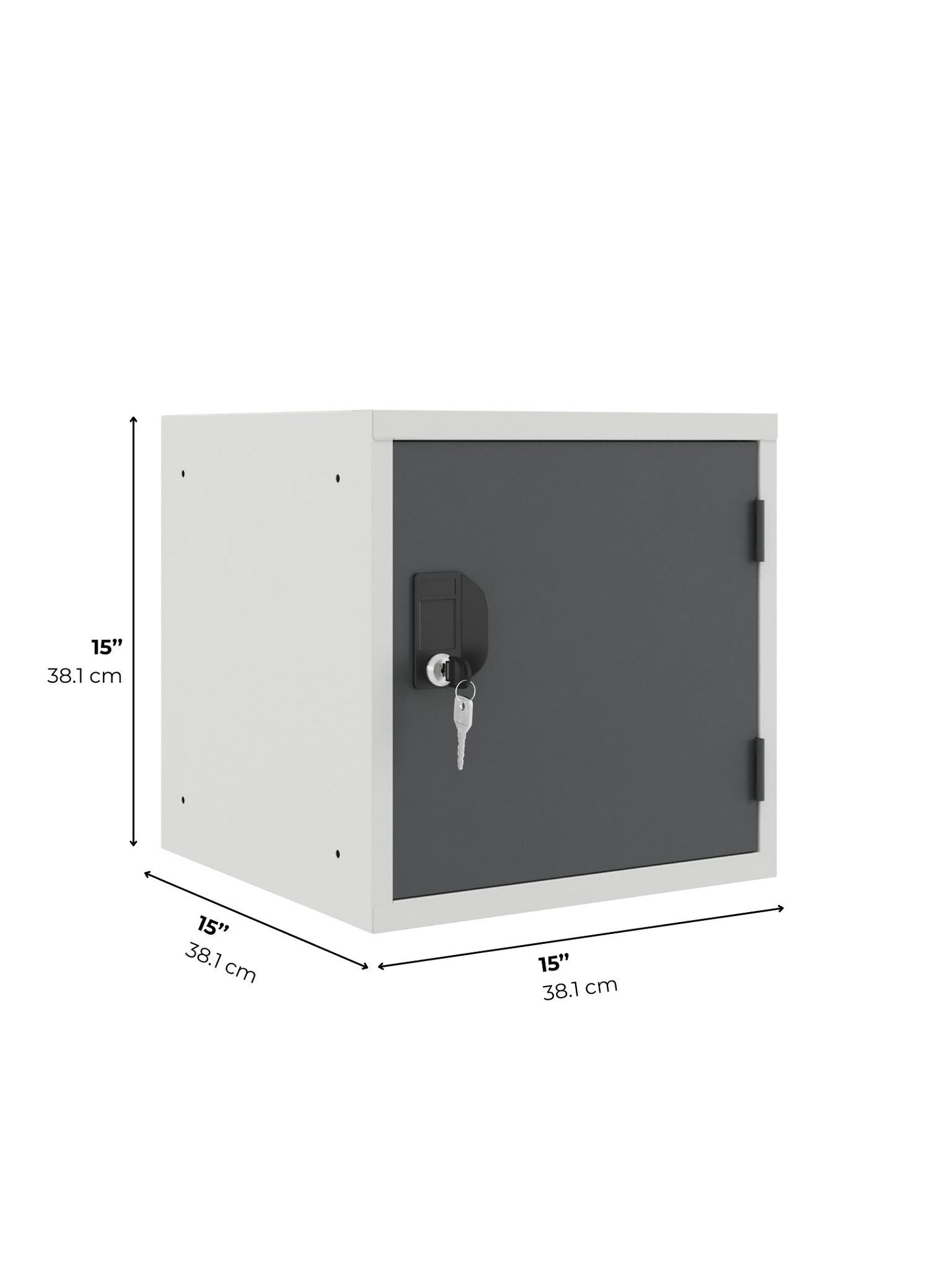 Stackable Cube Lockers, OKK Series, Lockable, 12" & 15", Multi-Color